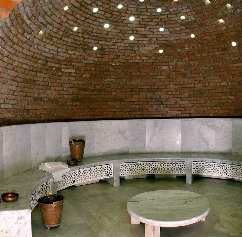 dettaglio interni tepidarium